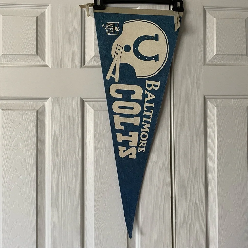 Vintage Baltimore Colts NFL Football Pennant